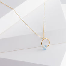 Load image into Gallery viewer, Rough stone aquamarine pendant - Kolekto