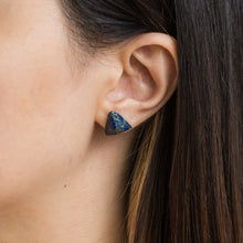 Load image into Gallery viewer, Rough stone lapis lazuli stud - Kolekto