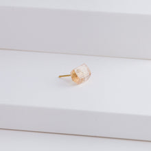 Load image into Gallery viewer, Rough stone imperial topaz stud - Kolekto