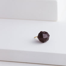Load image into Gallery viewer, Rough stone rainbow garnet stud - Kolekto