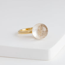 Load image into Gallery viewer, Gyoku rutilated quartz ring
