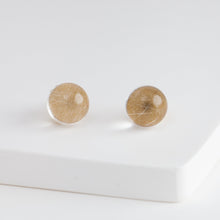 Load image into Gallery viewer, Gyoku rutilated quartz earrings
