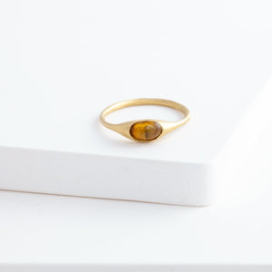Yui yellow tourmaline ring