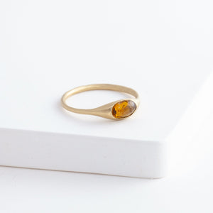 Yui yellow tourmaline ring