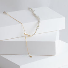 Load image into Gallery viewer, Sazare akoya pearl long necklace
