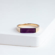 Load image into Gallery viewer, Amethyst signet ring

