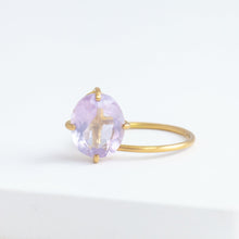 Load image into Gallery viewer, Fall in drop milky amethyst ring
