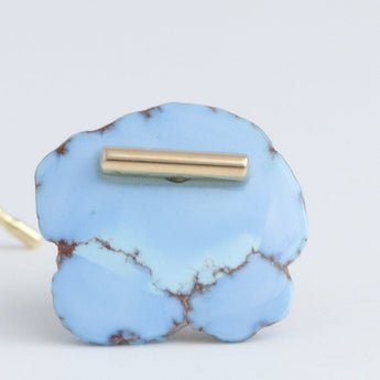 EDITIONS turquoise small studs
