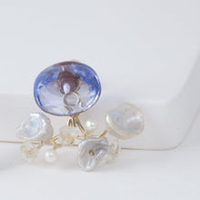 Load image into Gallery viewer, Fairy color changing fluorite and mixed white stone earrings [Limited Edition]

