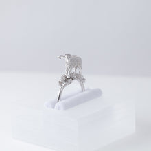 Load image into Gallery viewer, Sheep silver ring
