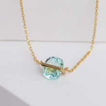 Load image into Gallery viewer, Band one-of-a-kind paraiba tourmaline necklace
