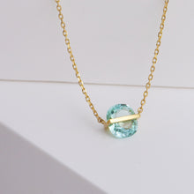 Load image into Gallery viewer, Band one-of-a-kind paraiba tourmaline necklace
