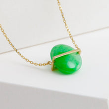 Load image into Gallery viewer, Band one-of-a-kind jade necklace
