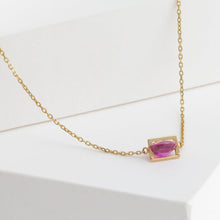 Load image into Gallery viewer, Band one-of-a-kind ruby necklace
