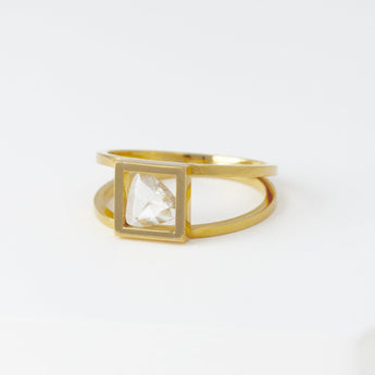 Slice diamond ring