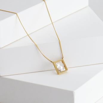 Slice diamond necklace (No. 2662)