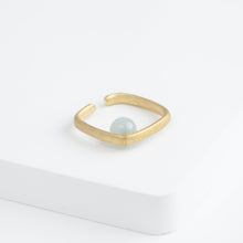 Load image into Gallery viewer, Syami aquamarine ear cuff
