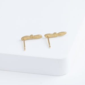 Bloom olive diamond stud