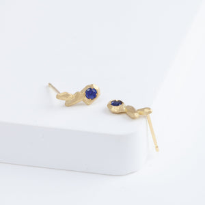Whisper blue sapphire stud