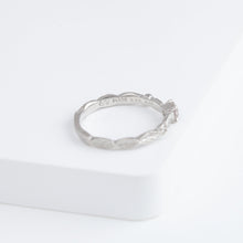 Load image into Gallery viewer, Bloom platinum ring with one-of-a-kind brown diamond
