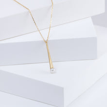 Load image into Gallery viewer, Raindrop pearl necklace

