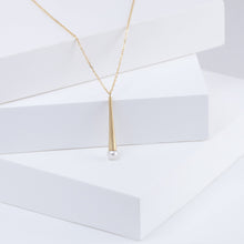 Load image into Gallery viewer, Raindrop pearl necklace
