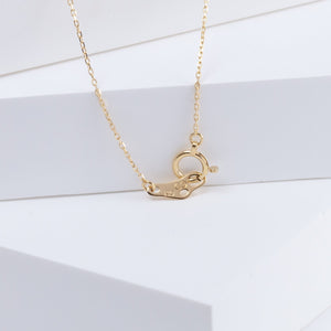 Raindrop pearl necklace