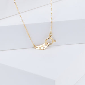 Raindrop one-of-a-kind pearl necklace