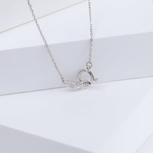 Load image into Gallery viewer, Raindrop one-of-a-kind pearl platinum necklace
