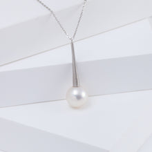 Load image into Gallery viewer, Raindrop one-of-a-kind pearl platinum necklace
