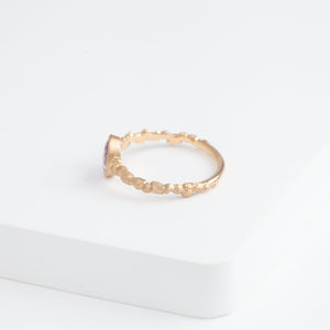 Whisper one-of-a-kind pink sapphire ring