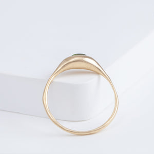 Yui light green tourmaline ring