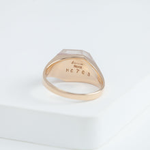 Load image into Gallery viewer, Mini rock crystal lithium in quartz ring - rose gold plated silver

