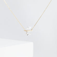 Load image into Gallery viewer, Band one-of-a-kind goshenite necklace
