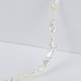 Sazare small white akoya pearl necklace (#6065)