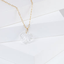 Load image into Gallery viewer, Carved crystal pendant
