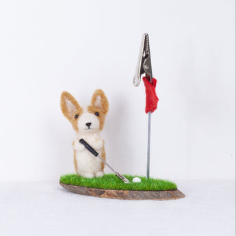 Fluffy - Golf doll corgi