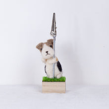 Load image into Gallery viewer, Fluffy - Wire Fox Terrier memo stand
