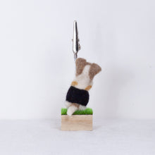 Load image into Gallery viewer, Fluffy - Wire Fox Terrier memo stand
