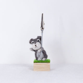 Fluffy - Schnauzer memo stand