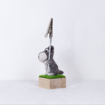 Fluffy - Schnauzer memo stand
