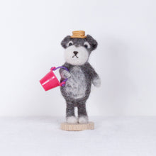 Load image into Gallery viewer, Fluffy - small Schnauzer doll
