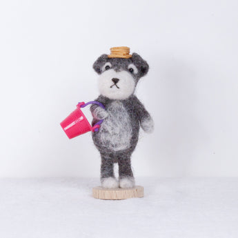 Fluffy - small Schnauzer doll