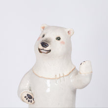 Load image into Gallery viewer, Yukurite - Ceramic wall decoration polar bear
