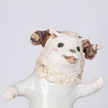 Yukurite - Ceramic wall decoration sheep