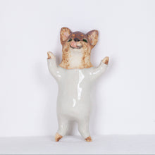 Load image into Gallery viewer, Yukurite - Ceramic wall decoration chihuahua
