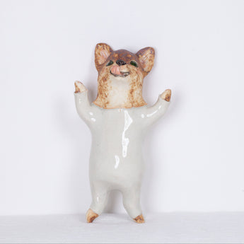 Yukurite - Ceramic wall decoration chihuahua