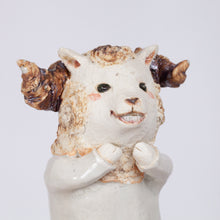 Load image into Gallery viewer, Yukurite - Ceramic wall decoration sheep B
