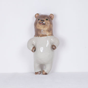 Yukurite - Ceramic wall decoration bear