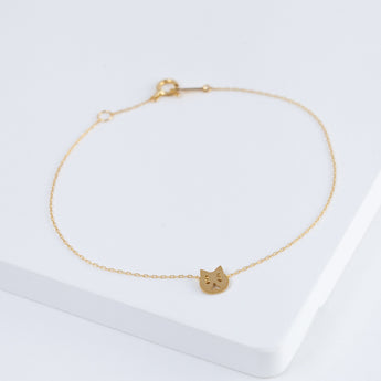 Cat chain eyes bracelet